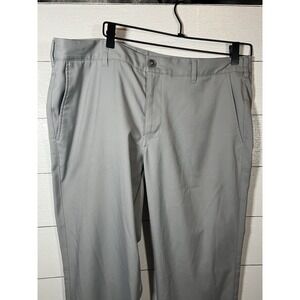 Mizzen Main 36x32 Baron Chino Trim Grey Dress Pants Golf Golfing Golfer